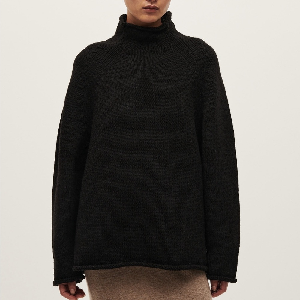 Baaba wool jumper black